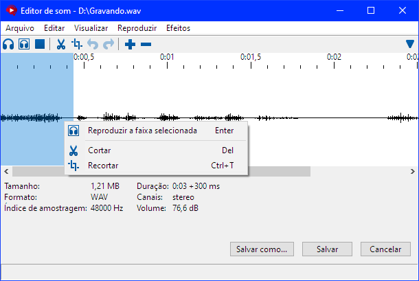 Editando Sons no Soundpad