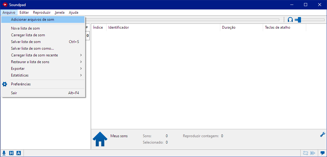 Adicionando Sons ao Soundpad